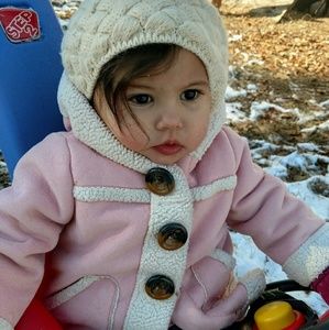 Jacket sweater, Baby girl winter outfits